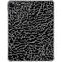 Elephant Print Black iPad Pro 11in (2024) Clear Case