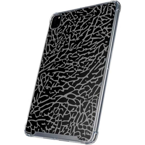 Elephant Print Black iPad Cases