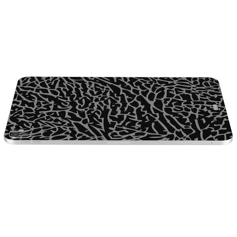 Elephant Print Black iPad Pro 13in M4 (2024) Skin