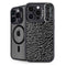Elephant Print Black iPhone 13 Pro Kickstand Case