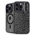 Elephant Print Black iPhone 13 Pro Kickstand Case
