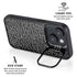 Elephant Print Black iPhone 15 Kickstand Case