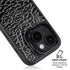 Elephant Print Black iPhone 15 Kickstand Case
