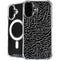 Elephant Print Black iPhone 16 MagSafe Case