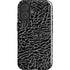 Elephant Print Black iPhone 16 Plus Impact Case