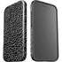 Elephant Print Black iPhone 16 Plus Impact Case