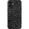 Elephant Print Black iPhone 16 Plus Skin