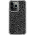 Elephant Print Black iPhone 16 Pro Clear Case