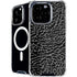 Elephant Print Black iPhone 16 Pro MagSafe Case
