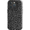 Elephant Print Black iPhone 16 Pro Max Impact Case