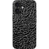 Elephant Print Black iPhone 16 Skin