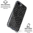 Elephant Print Black iPhone 16e Clear Case