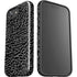 Elephant Print Black iPhone 16e Impact Case