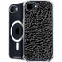 Elephant Print Black iPhone 16e MagSafe Case