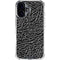 Elephant Print Black iPhone 17 Clear Case
