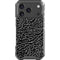 Elephant Print Black iPhone 18 Pro Clear Case