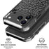 Elephant Print Black iPhone 18 Pro Clear Case