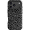 Elephant Print Black iPhone 18 Pro Impact Case