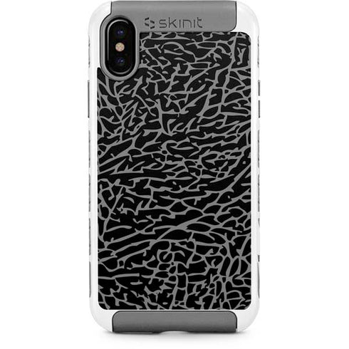 Elephant Print Black iPhone Cases