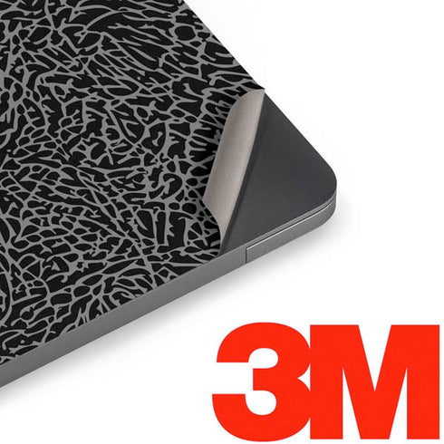 Elephant Print Black Apple MacBook Air Skin