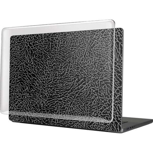 Elephant Print Black MacBook Cases