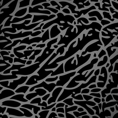 Elephant Print Black Moto G6 Skin