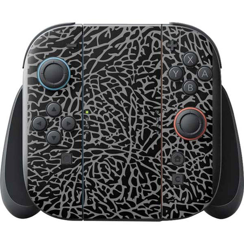 Elephant Print Black Nintendo Switch 2 (2025) with Joy-Con Skin