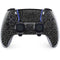 Elephant Print Black PS5 DualSense Edge Pro Controller Skin