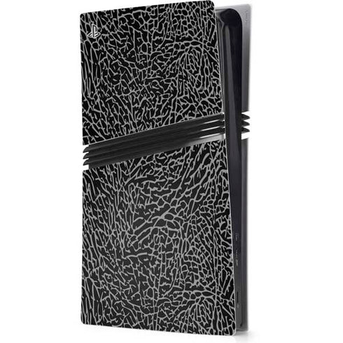 Elephant Print Black PlayStation PS5 Skins
