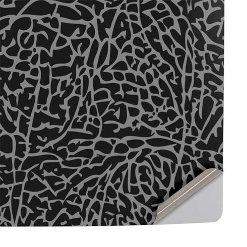 Elephant Print Black PS5 Pro Console Skin