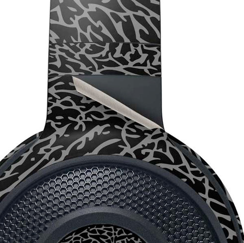 Elephant Print Black Razer Kraken X Skin