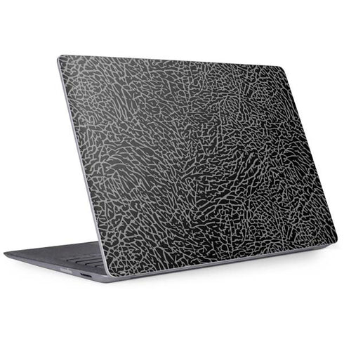 Elephant Print Black Surface Laptop 2 Skin