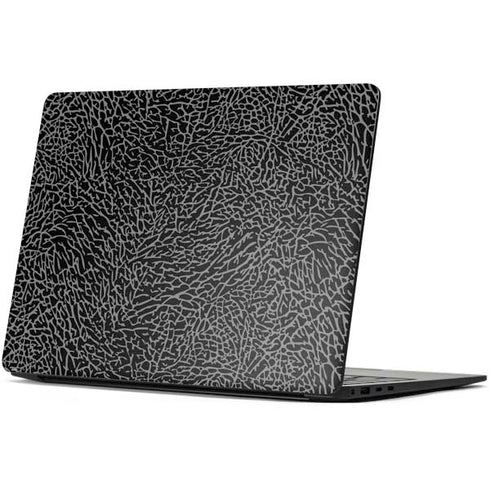 Elephant Print Black Surface Laptop 7 13.8in Skin