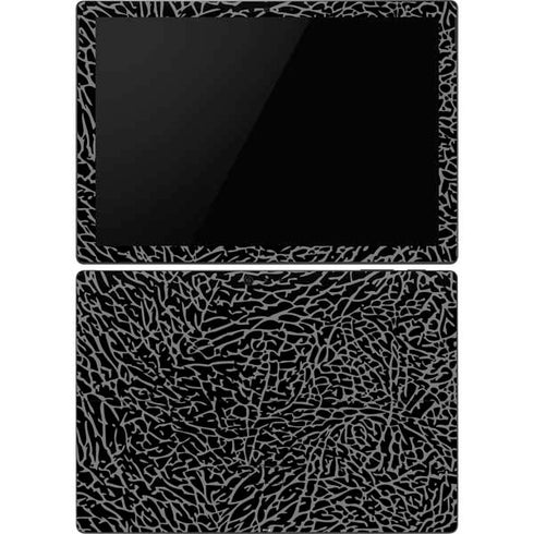 Elephant Print Black Surface Pro 6 Skin