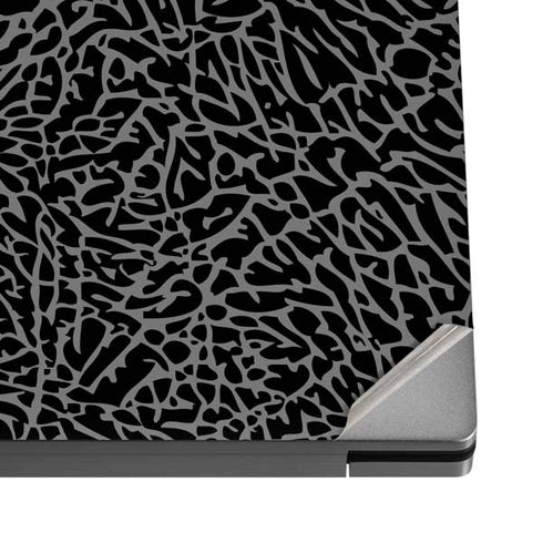 Elephant Print Black Dell XPS Skin