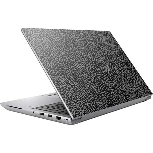 Elephant Print Black HP ZBook Fury 16 G10 Skin