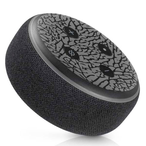 Elephant Print Grey Amazon Echo Dot Skin