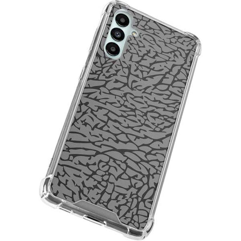 Elephant Print Grey Gabb Phone 4 Clear Case