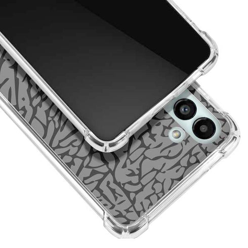 Elephant Print Grey Galaxy A13 5G Clear Case