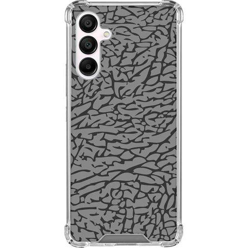 Elephant Print Grey Galaxy A16 5G Clear Case
