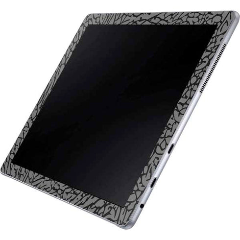 Elephant Print Grey Galaxy Book 12in Skin
