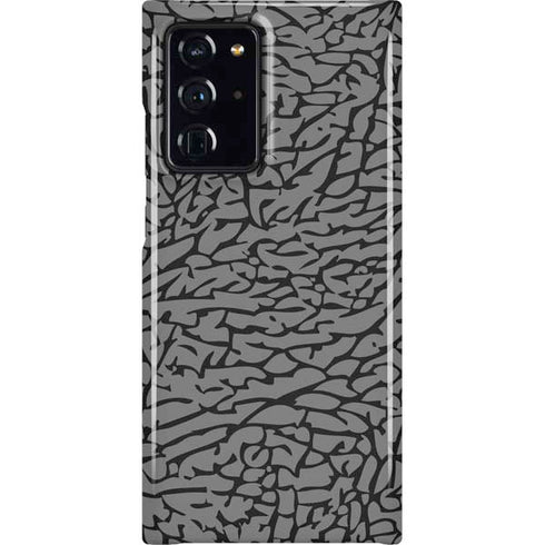 Elephant Print Grey Galaxy Cases