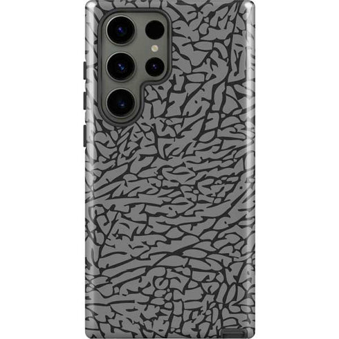 Elephant Print Grey Galaxy S23 Ultra Pro Case