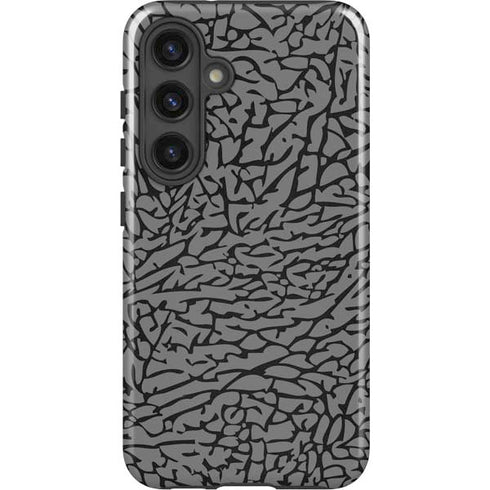 Elephant Print Grey Galaxy S25 Plus Impact Case