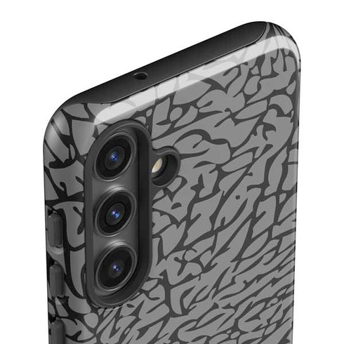 Elephant Print Grey Galaxy S25 Plus Impact Case