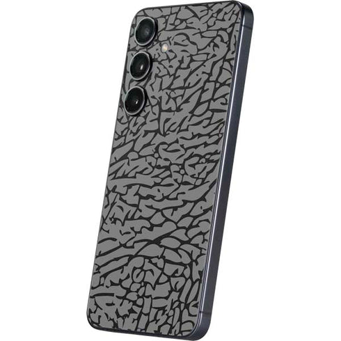 Elephant Print Grey Galaxy S24 Plus Skin