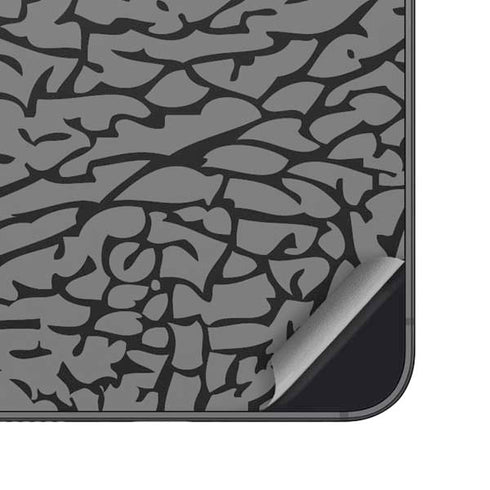 Elephant Print Grey Galaxy S25 Plus Skin
