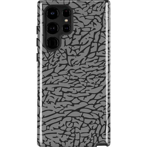 Elephant Print Grey Galaxy S25 Ultra Impact Case
