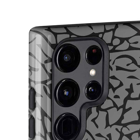 Elephant Print Grey Galaxy S25 Ultra Impact Case