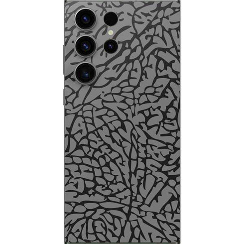 Elephant Print Grey Galaxy S25 Ultra Skin